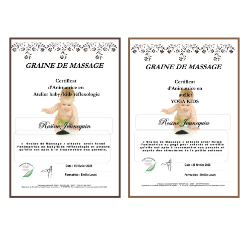 certificats kids